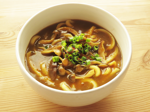 残りカレーの簡単カレーうどん