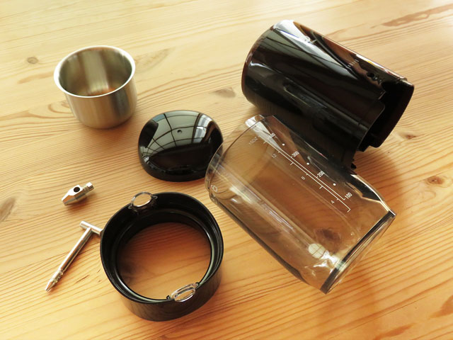 分解したWiswell Water Dripper 水出しコーヒーメーカー