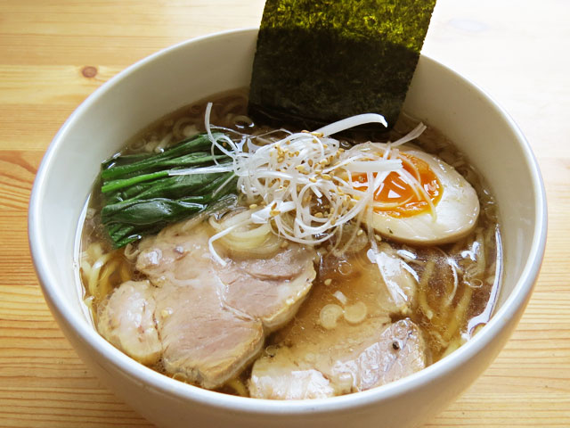 自家製、煮干し醤油ラーメン