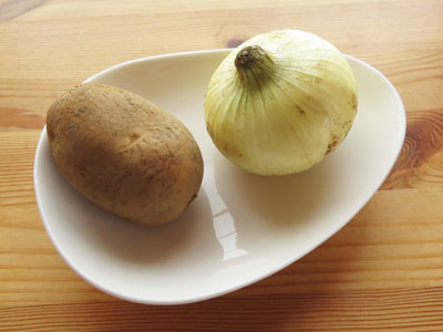 玉ねぎとジャガイモのグラタン、レシピ/作り方