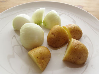 玉ねぎとジャガイモのグラタン、レシピ/作り方