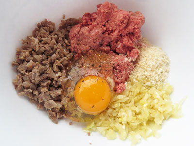 牛すじハンバーグの作り方/レシピ