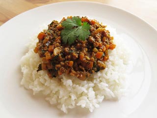 簡単スピード料理、美味しいキーマカレー