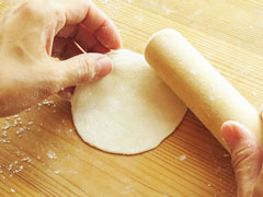 餃子の皮の作り方、イメージ画像