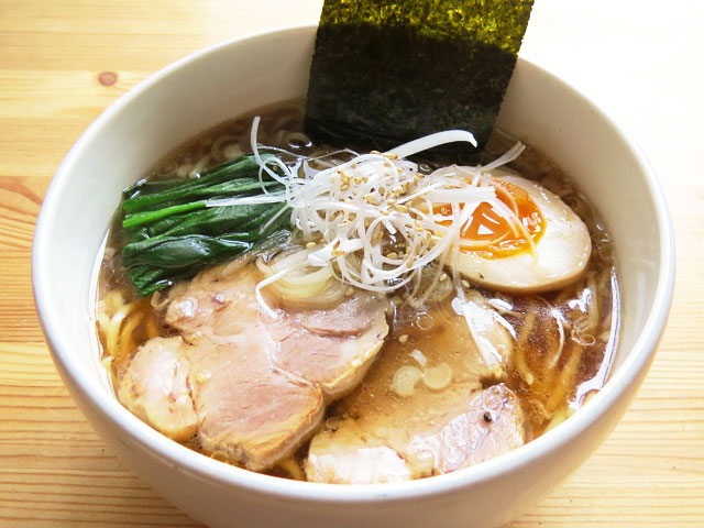 自家製、煮干し醤油ラーメン