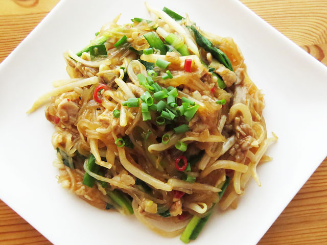 野菜たっぷり麻婆春雨