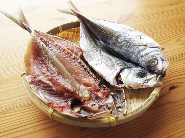 干物の作り方 鯵 アジ