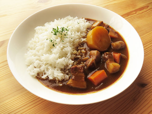 ルーで作った美味しいカレー