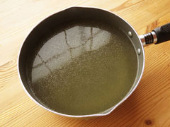 鍋に移したスープ