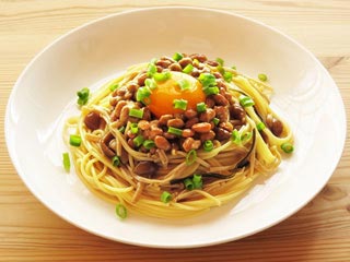 簡単、納豆パスタのレシピ