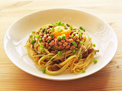 納豆パスタ