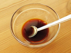 混ぜ合わせて出来上がった味付け用のソース。