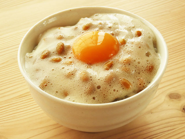 クリーミー納豆の卵かけご飯